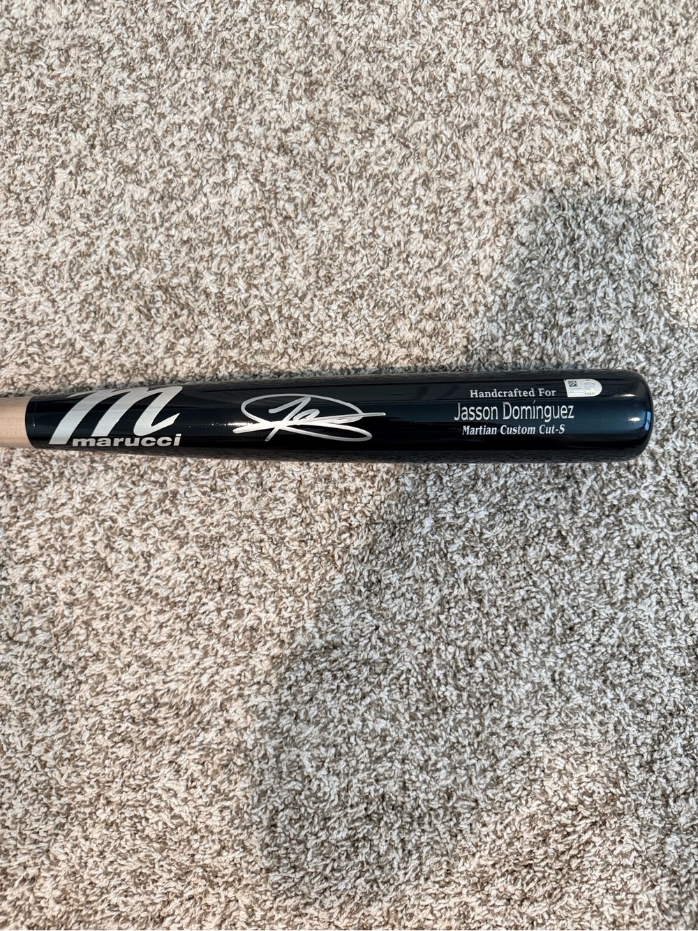 Black Wood Baseball Bat - Jasson Dominguez Custom